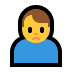 🙍‍♂️ man frowning display on Windows